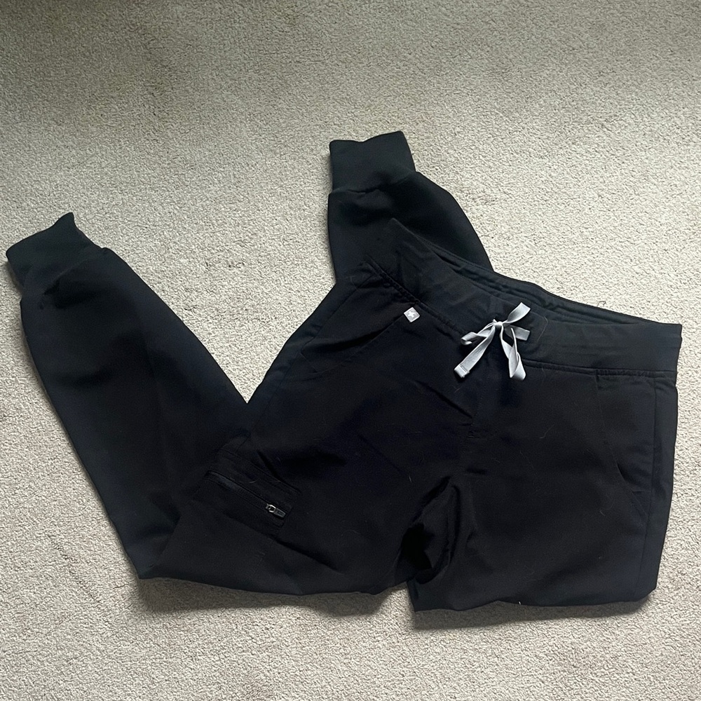 Figs Zamora jogger black, mid rise